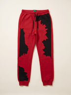 Spill Joggers – Red – flat lay, front