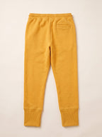 Spill Joggers – Yellow – flat lay, back