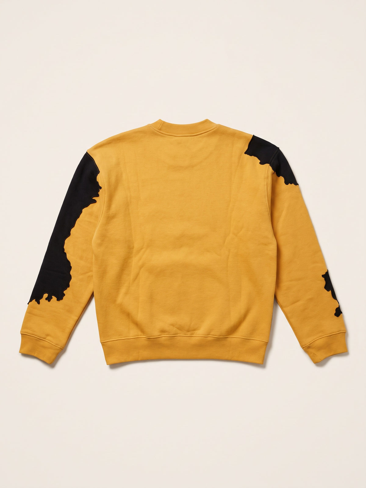 Spill Sweatshirt – Yellow – flat lay, back