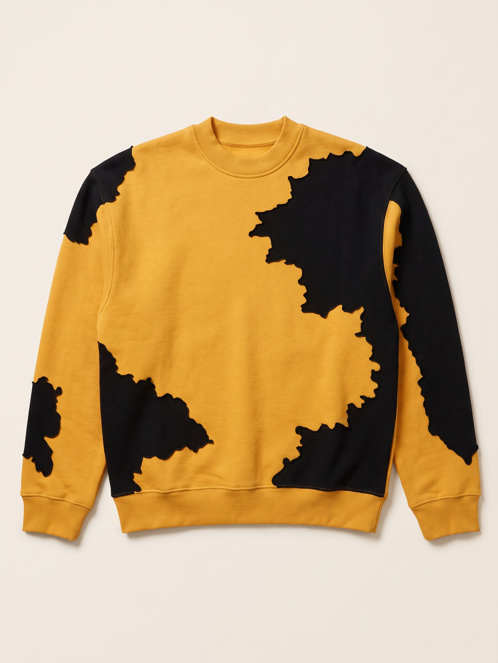 Spill Sweatshirt – Yellow – flat lay, front
