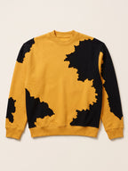 Spill Sweatshirt – Yellow – flat lay, front